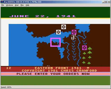 Eastern Front for Atari screenshot