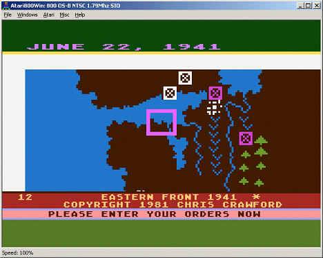 Eastern Front for Atari screenshot