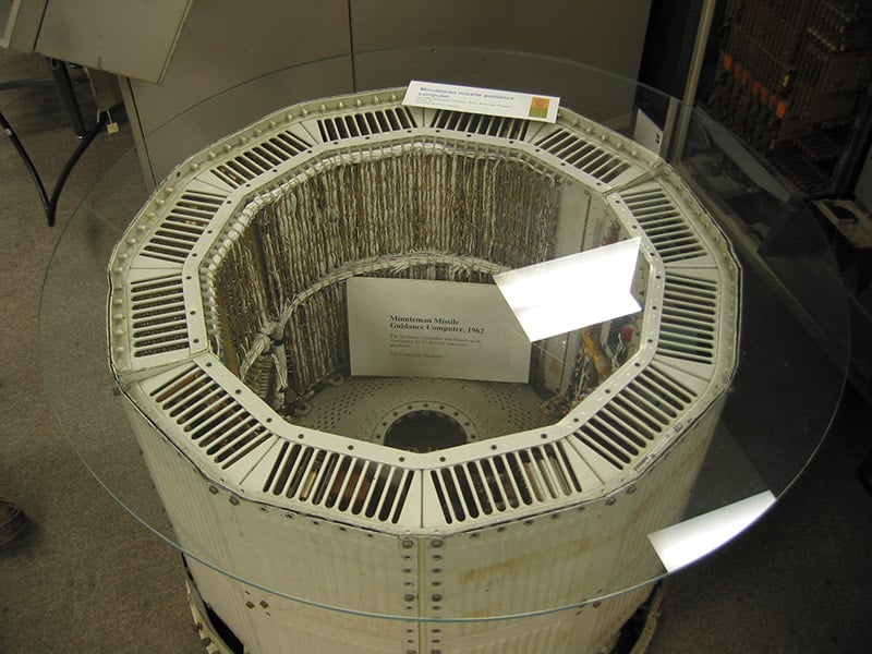 Minuteman missile guidance computer in the Computer History Museum