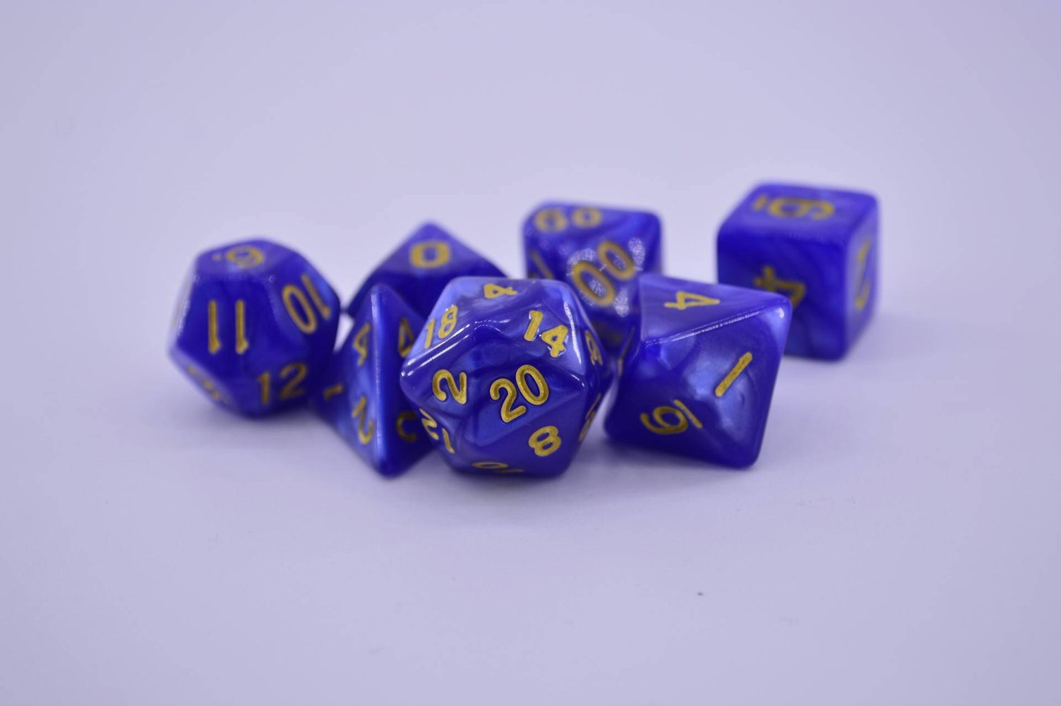 Many-sided D&D dice