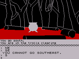 Troll scene from The Hobbit game Troll scene from The Hobbit game